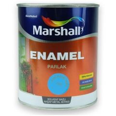 Marshall Enamel Parlak Ahşap Metal Boyası Havai Mavi 2,5 L