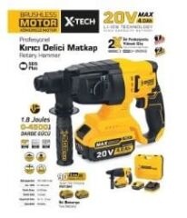 SGS 5520 KIRICI DELİCİ MATKAP SETİ KÖMÜRSÜZ MOTOR ŞARJLI BATARYALI