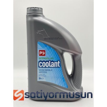 Petrol Ofisi Extended Life Coolant Kırmızı Antifriz 3Lt Konsantre