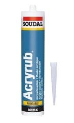 Soudal Mastik Silikonize Acryrub 500gr  BEYAZ