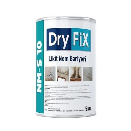 DryFix Nm-S10 Rutubet Nem Küf Engelleyici Boya 1 Kg Beyaz