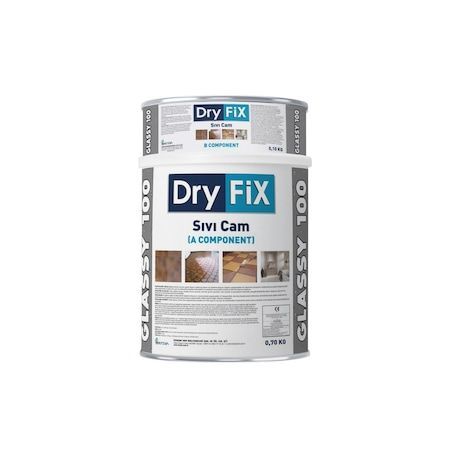 S&D_Home Dryfix Glassy 100 Sıvı Cam 0,8 Kg Şeffaf Izolasyon Kaplama Yalıtı