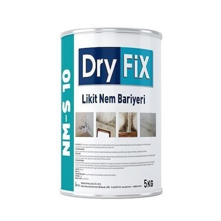 DryFix Nm-S10 Rutubet Nem Küf Engelleyici Boya 5 Kg Beyaz