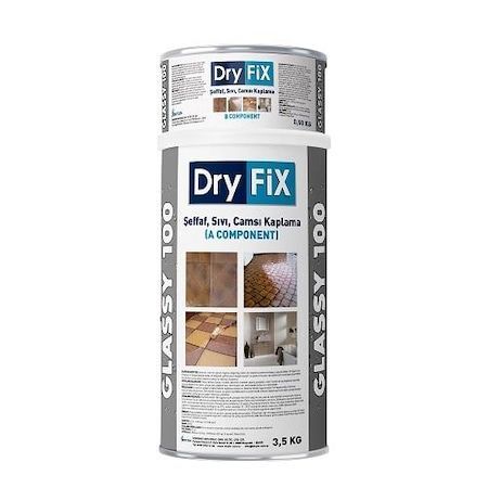 DryFix Glassy100 Şeffaf Sıvı Camsı Kaplama 4 Kg