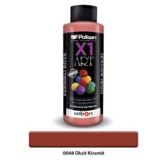 Polisan X1 Art Vernikli Hobi Boyası Oksit Kiremit 120 Ml.