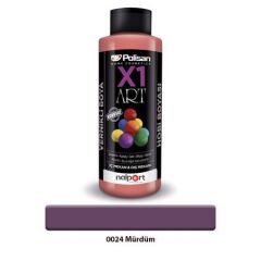 Polisan X1 Art Vernikli Hobi Boyası Mürdüm 120 Ml.