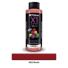 Polisan X1 Art Vernikli Hobi Boyası Bordo 120 Ml.