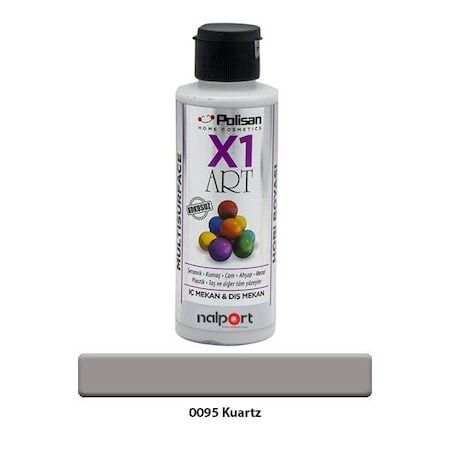 Polisan X1 Art Multisurface Hobi Boyası Kuartz 120 Ml.