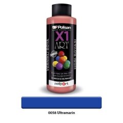 Polisan X1 Art Vernikli Hobi Boyası Ultramarin 120 Ml.