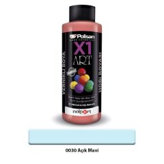 Polisan X1 Art Vernikli Hobi BoyasıAçık  Mavi 120 Ml.