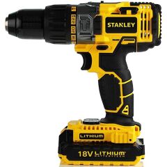 Stanley STDC18LHBK 18Volt/2.0Ah Li-ion Çift Akülü Profesyonel Darbeli Matkap