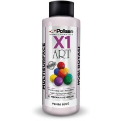 Polisan X1 Art Multisurface Hobi Boyası Pembe Büyü 120 Ml.