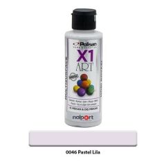 Polisan X1 Art Multisurface Hobi Boyası Pastel Lila 120 Ml.