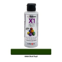 Polisan X1 Art Multisurface Hobi Boyası Oksit Yeşil 120 Ml.