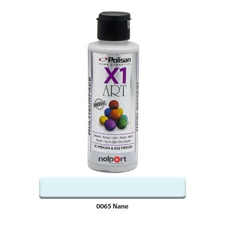 Polisan X1 Art Multisurface Hobi Boyası Nane 120 Ml.