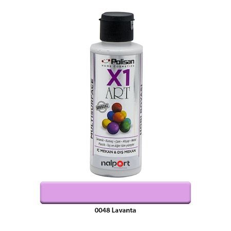 Polisan X1 Art Multisurface Hobi Boyası Lavanta 120 Ml.