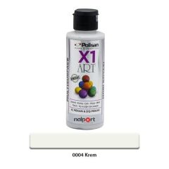 Polisan X1 Art Multisurface Hobi Boyası Krem 120 Ml.