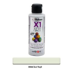 Polisan X1 Art Multisurface Hobi Boyası Inci Yeşil 120 Ml.