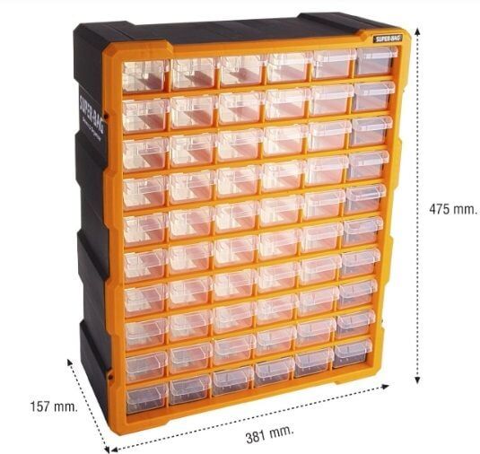 60 li Monoblok Çekmece Seti  38,1x15,7x47,5cm