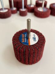 40X20mm, 1 9/16'x3/4' inches abrasive non woven combi mop wheel with 1/4 shank 10 pcs pack