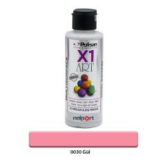 Polisan X1 Art Multisurface Hobi Boyası Gül 120 Ml.