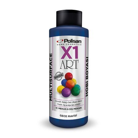 Polisan X1 Art Multisurface Hobi Boyası Gece Mavisi 120 ML