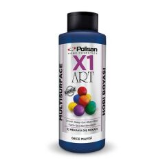 Polisan X1 Art Multisurface Hobi Boyası Gece Mavisi 120 ML