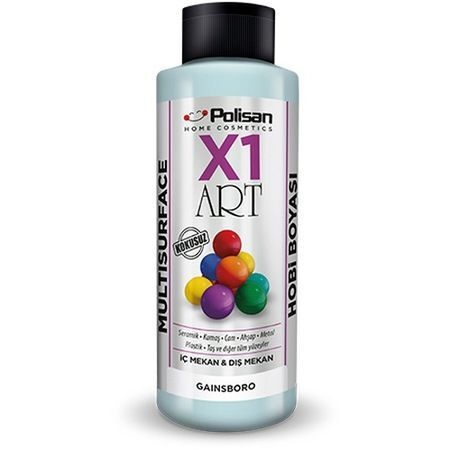 Polisan X1 Art Multisurface Hobi Boyası Gainsboro 120 ML