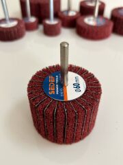 60X30mm, 2 3/8'x1 3/16inches abrasive non woven combi mop wheelI with 1/4 shank 10 pcs pack
