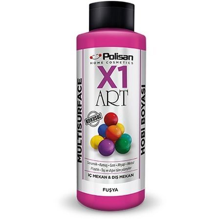 Polisan X1 Art Multisurface Hobi Boyası Fuşya 120 ML