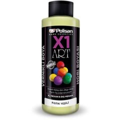 Polisan X1 Art Multisurface Hobi Boyası Fıstık Yeşili 120 ML