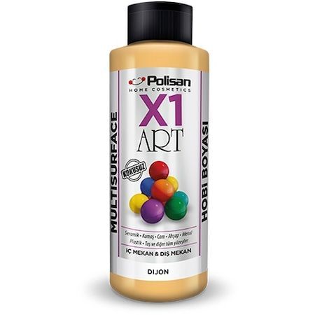 Polisan X1 Art Multisurface Hobi Boyası Dijon 120 ML