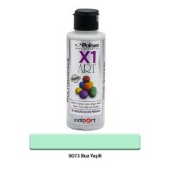 Polisan X1 Art Multisurface Hobi Boyası Buz Yeşili 120 Ml.