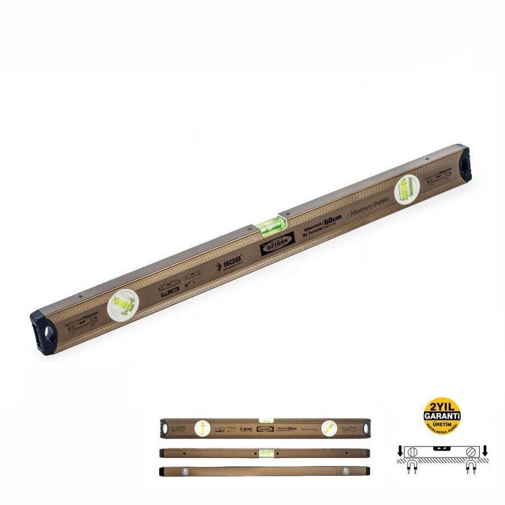 Sgs Mıknatıslı Alüminyum Su Terazisi 40 Cm Sgs 1716