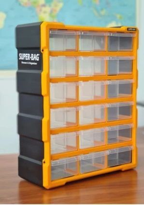18 li  Monoblok Çekmece Seti 38,1x15,7x47,5cm