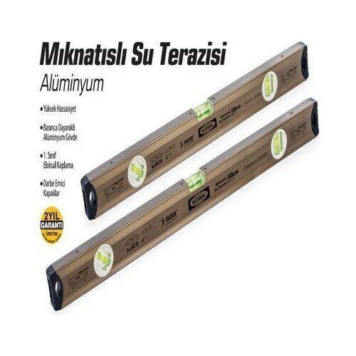 Sgs Alüminyum Su Terazisi Mıknatıslı 60 Cm Sgs1718 1 Adet
