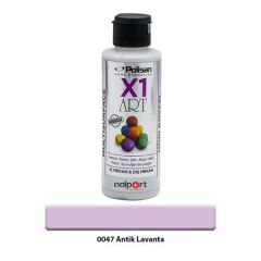 Polisan X1 Art Multisurface Hobi Boyası Antik Lavanta 120 Ml.