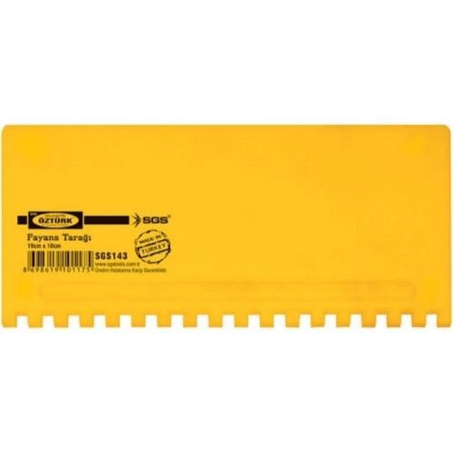 Sgs 143 Fayans Tarağı Plastik 190X100 mm