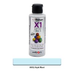 Polisan X1 Art Multisurface Hobi BoyasıAçık  Mavi 120 Ml.