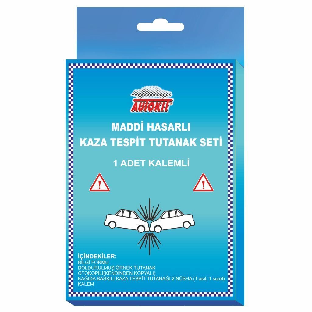 Autokit Kaza Tespit Tutanağı Kalemli