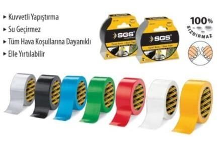 SGS Su Geçirmez Tamir Bandı Süper Dayanıklı Tamir Bant 48mmx10m BEYAZ