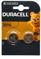 Duracell Özel 2016 Lityum Düğme Pil 3V, 2 Li Paket