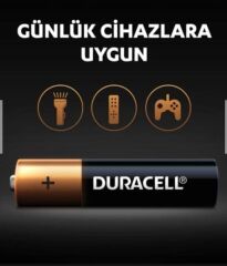 Duracell Pil Basic AAA Alkalin İnce Kalem 4'lü