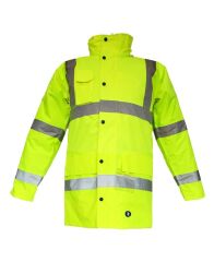 JUNIOR JN1011 XXXL Sarı Waterproof Fosforlu Oxford Parka