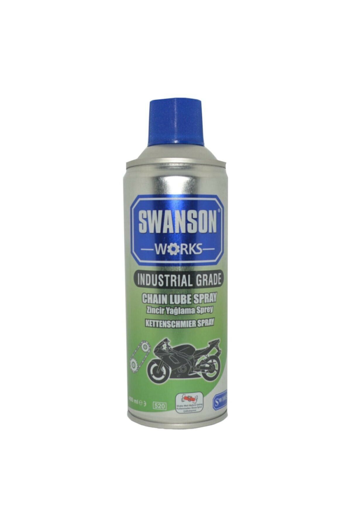 Dişli Yağlayıcı Motosiklet Bisiklet Zincir Yağlama Spreyi 200 ml