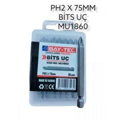 Bay-Tec Yıldız Bits Uç Ph2*75Mm